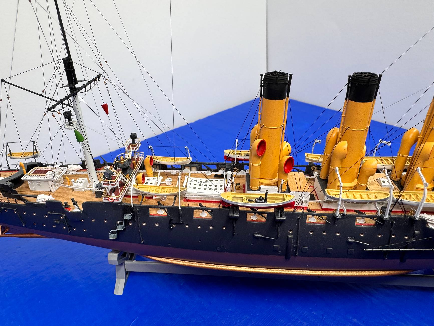 Бронепалубный Крейсер первого ранга " Диана" на момент ходовых испытаний