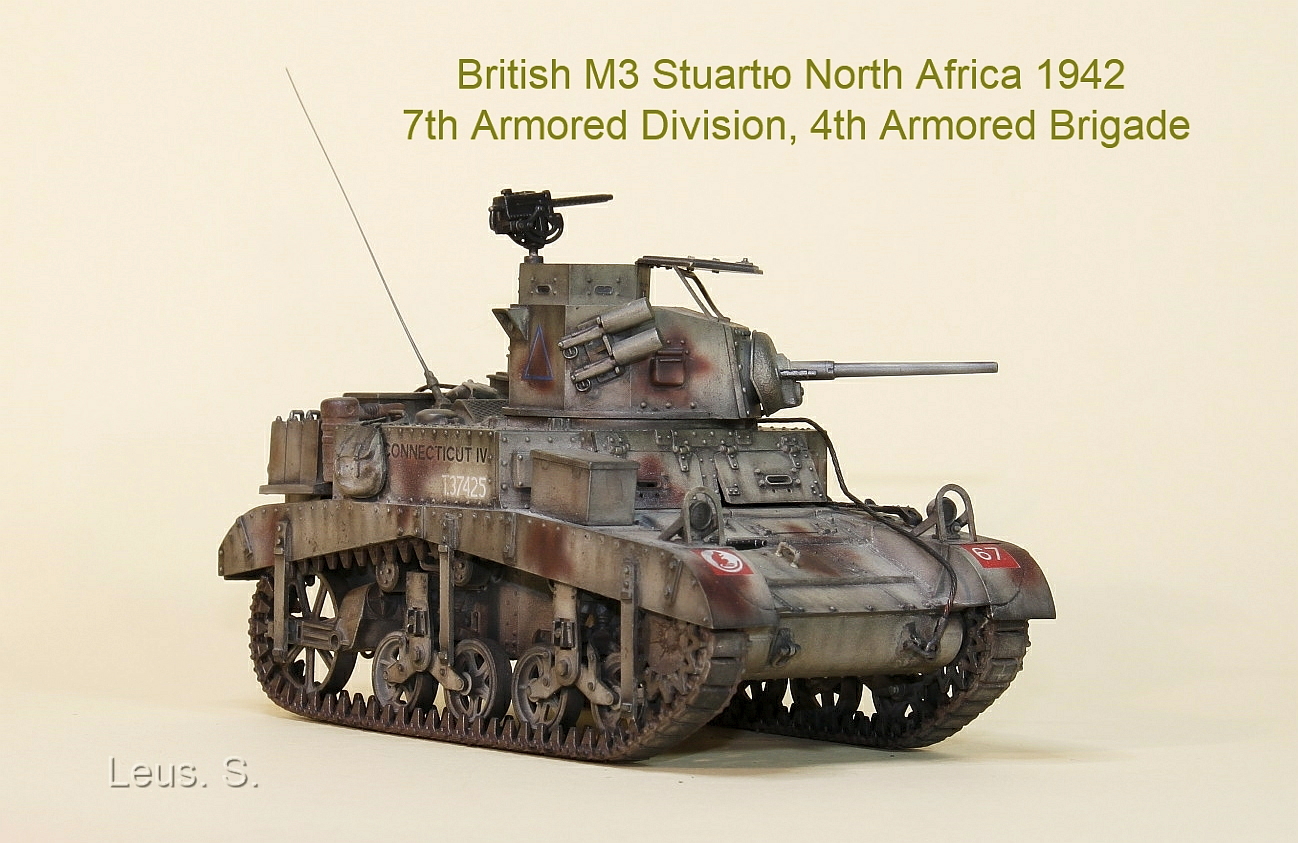 British M3 Stuart. Северная Африка,1942г.