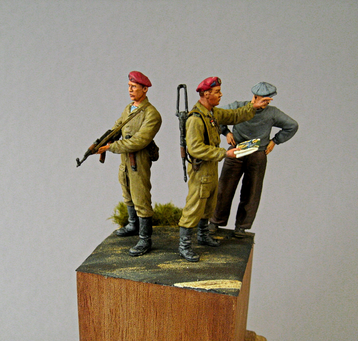 военнослужащие ВДВ СССР и гражданин ЧССР, 1968.