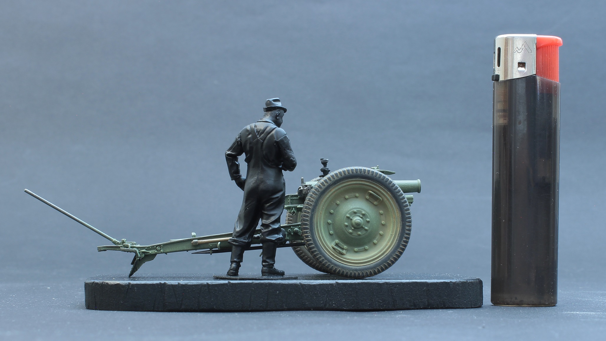 76-мм полковая пушка образца 1927 года (индекс ГРАУ — 52-П-353) 1/35