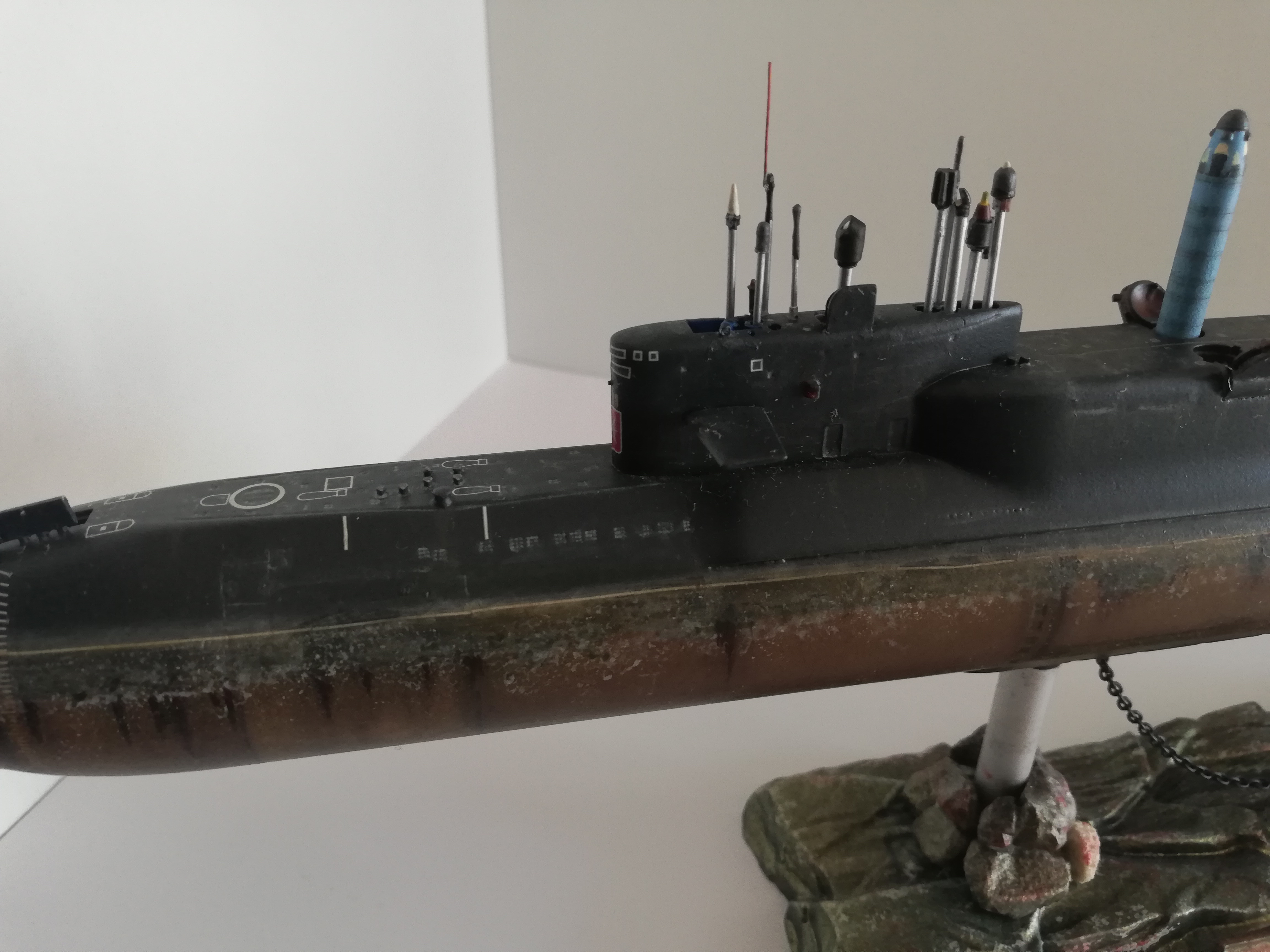 Рпк СН пр.667 БДРМ ("Дельфин", в классе НАТО "Delta -IV") К-114 "Тула", масштаб 1:350