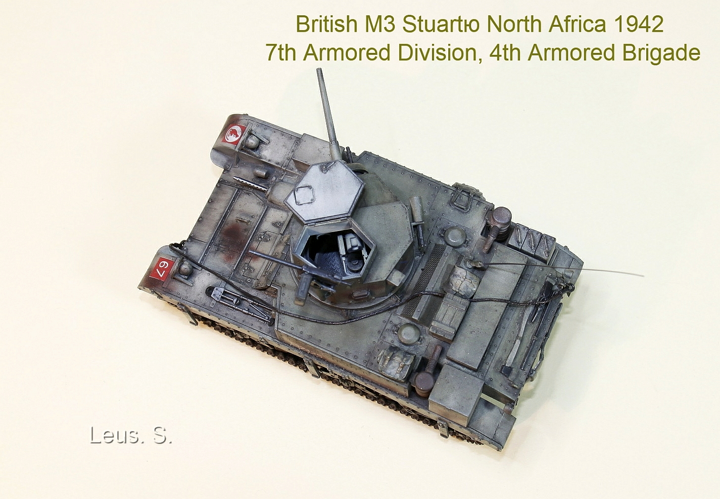 British M3 Stuart. Северная Африка,1942г.