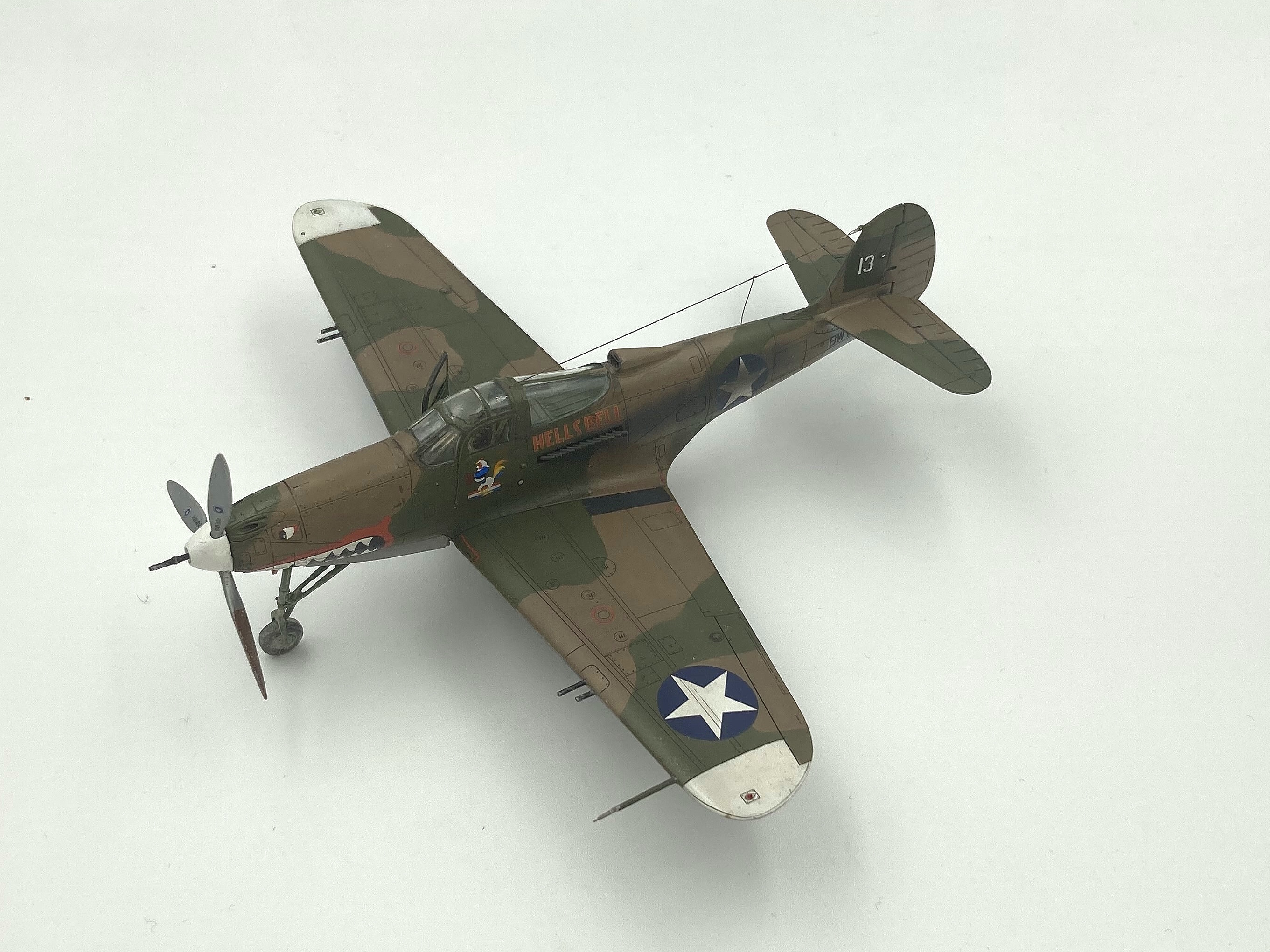 Bell P-400 Airacobra "Hell's Bell", 67 TF  Гуадалканал, 1942 (Arma Hobby 1/72)