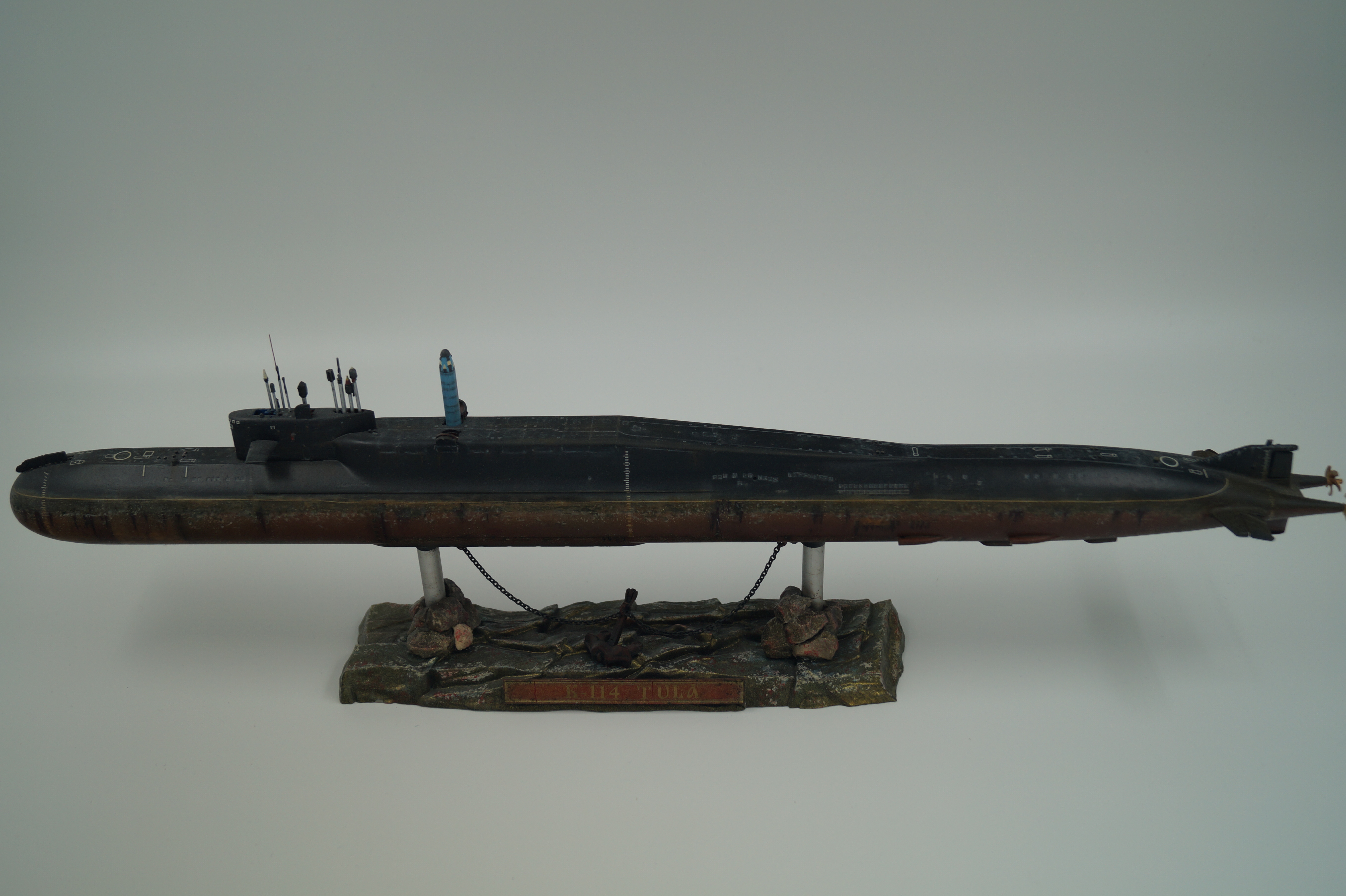 Рпк СН пр.667 БДРМ ("Дельфин", в классе НАТО "Delta -IV") К-114 "Тула", масштаб 1:350