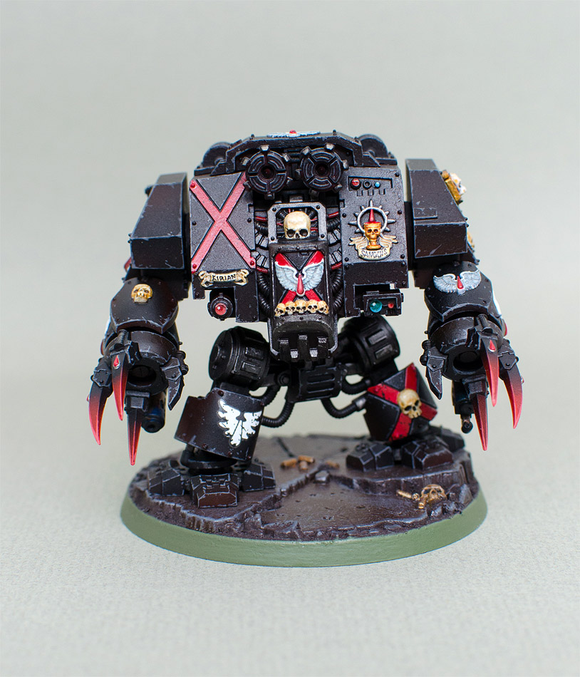 Chaplain 'Furioso' dreadnought of Blood Angels