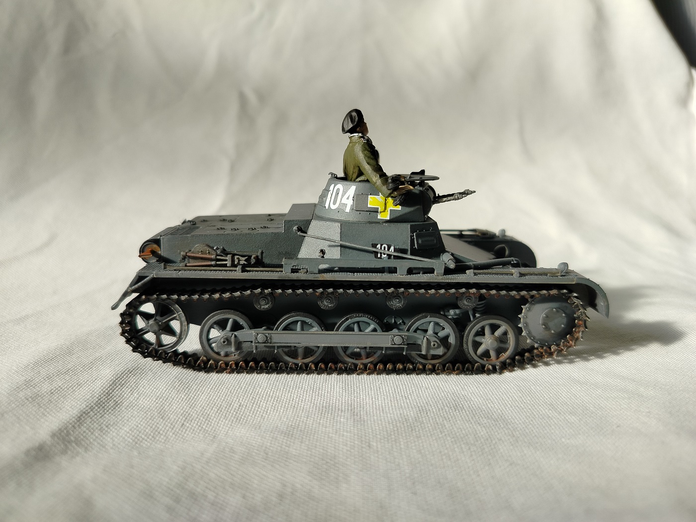 Panzer I Aust.B & Motorcycle