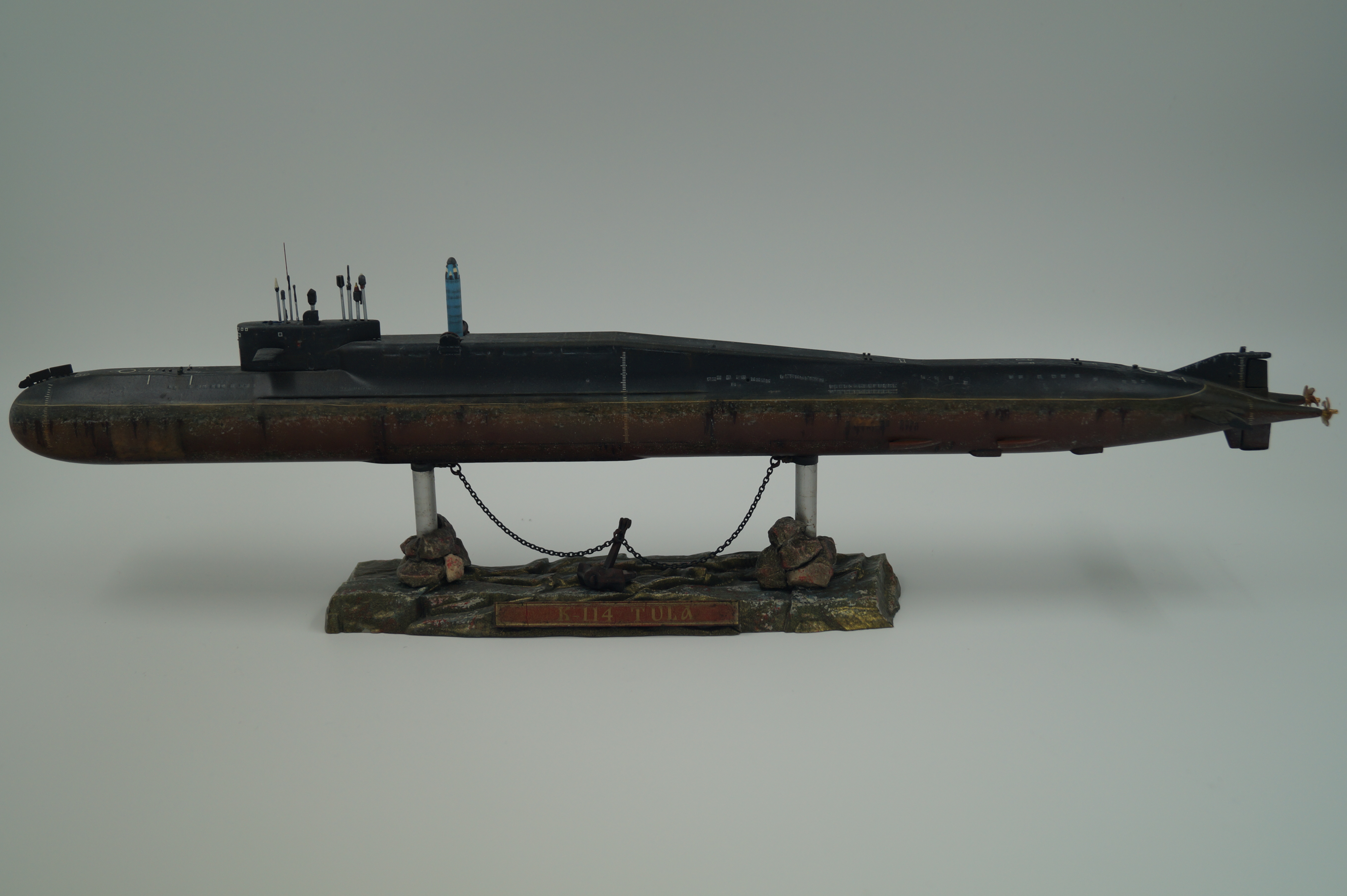 Рпк СН пр.667 БДРМ ("Дельфин", в классе НАТО "Delta -IV") К-114 "Тула", масштаб 1:350