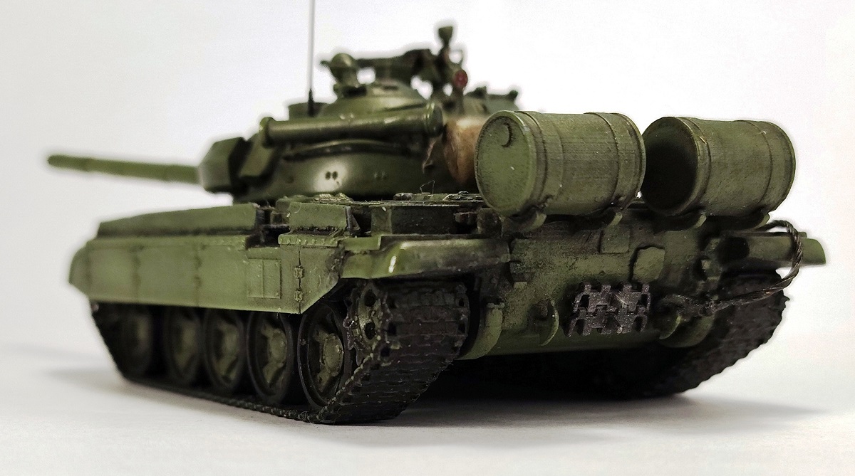 Т-55АМ  3д печать, первый опыт