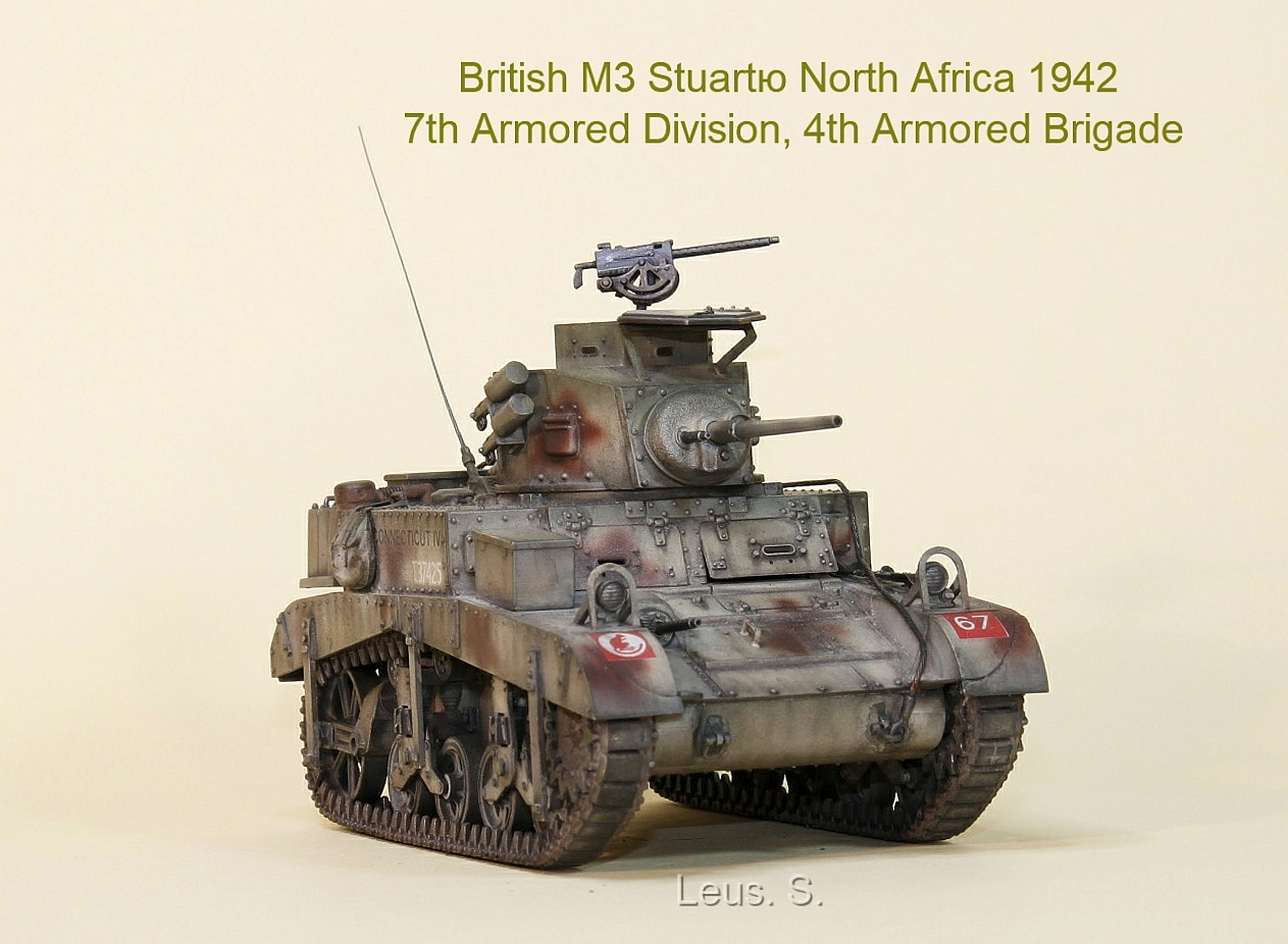 British M3 Stuart. Северная Африка,1942г.