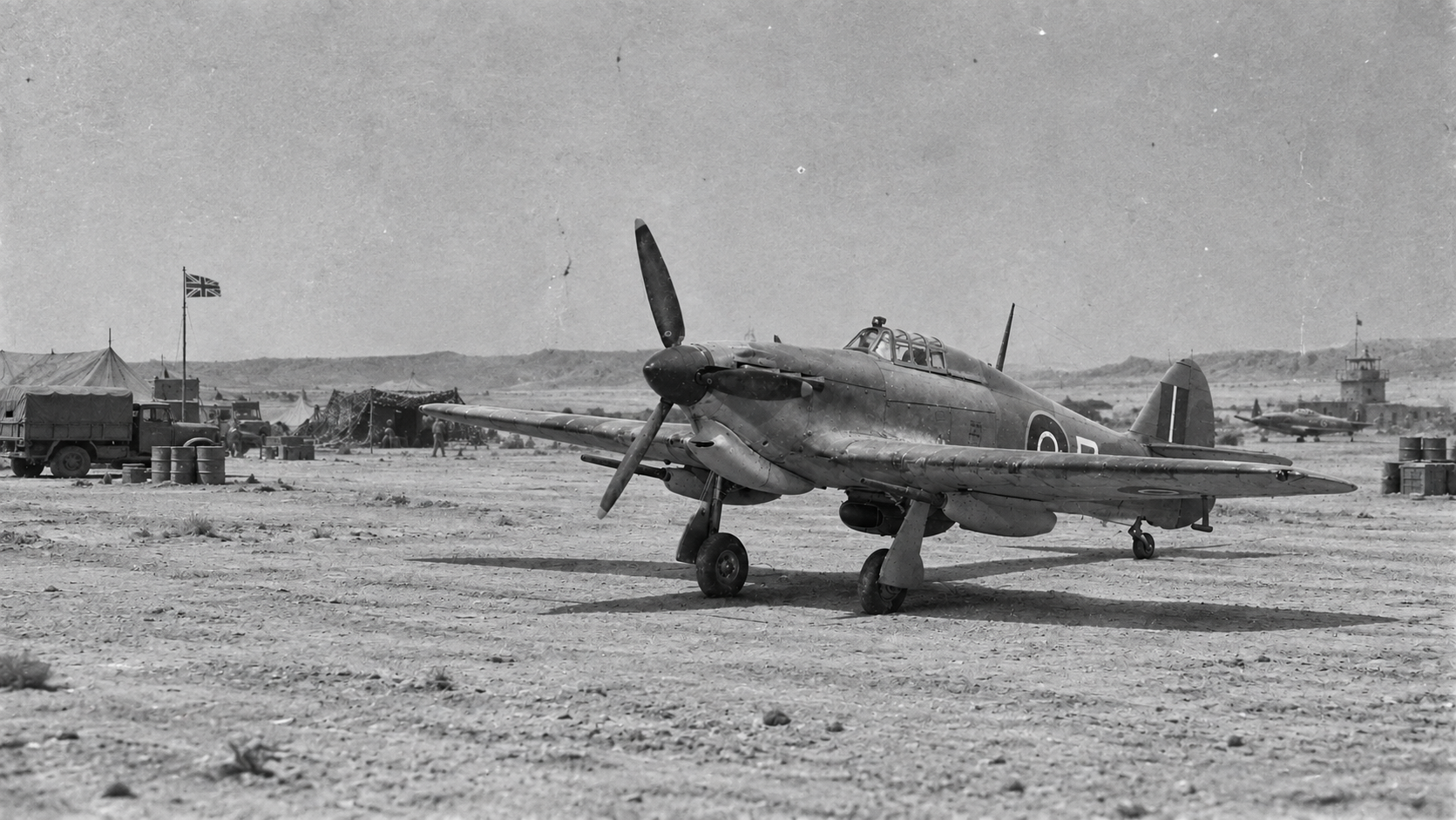 Hawker Hurricane Mk.IId "Christine" 6sq RAF, 1943, Тунис (Arma Hobby, 1/72)
