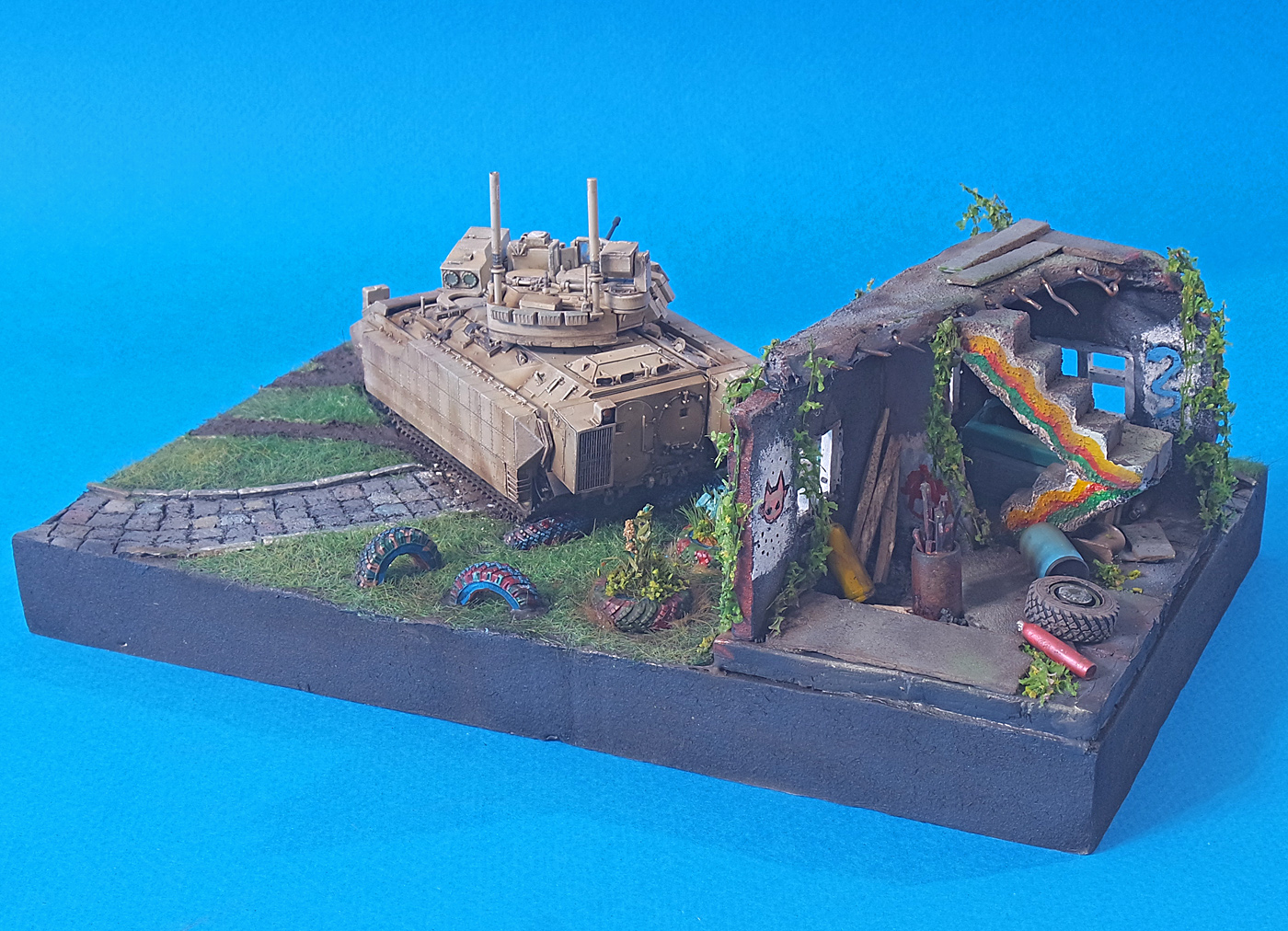 M2A3 Bradley на позиции