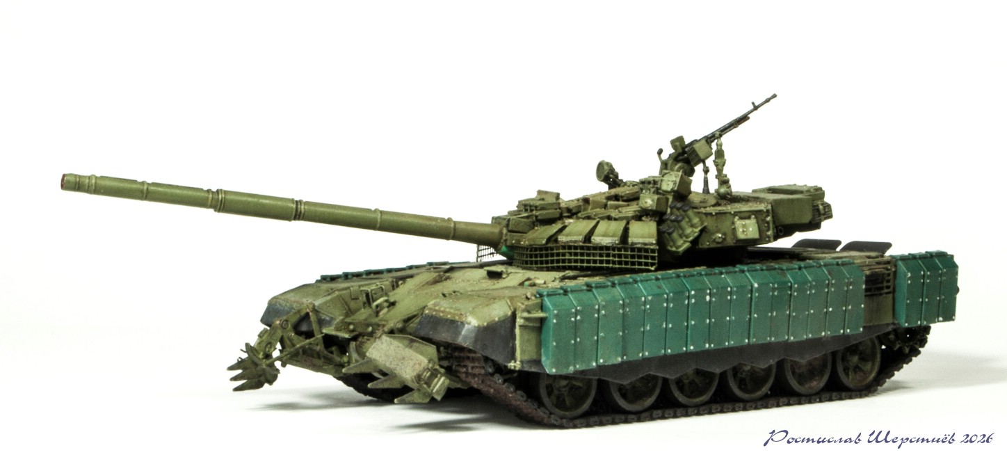 Т-72Б3АМ с КАЗ Арена-М образца 2025 года