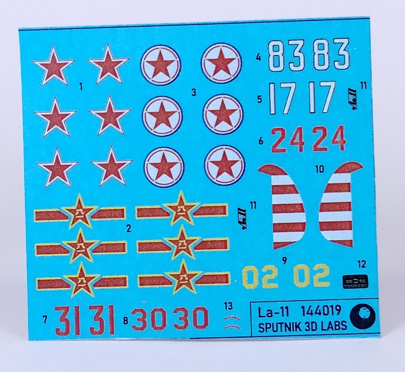 SPUTNIK 3-D LABS Ла-9+Ла-11