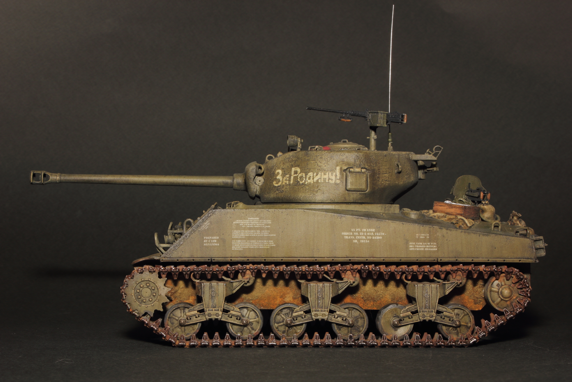 Американский средний танк М4А2(76)W "Sherman" на службе в РККА