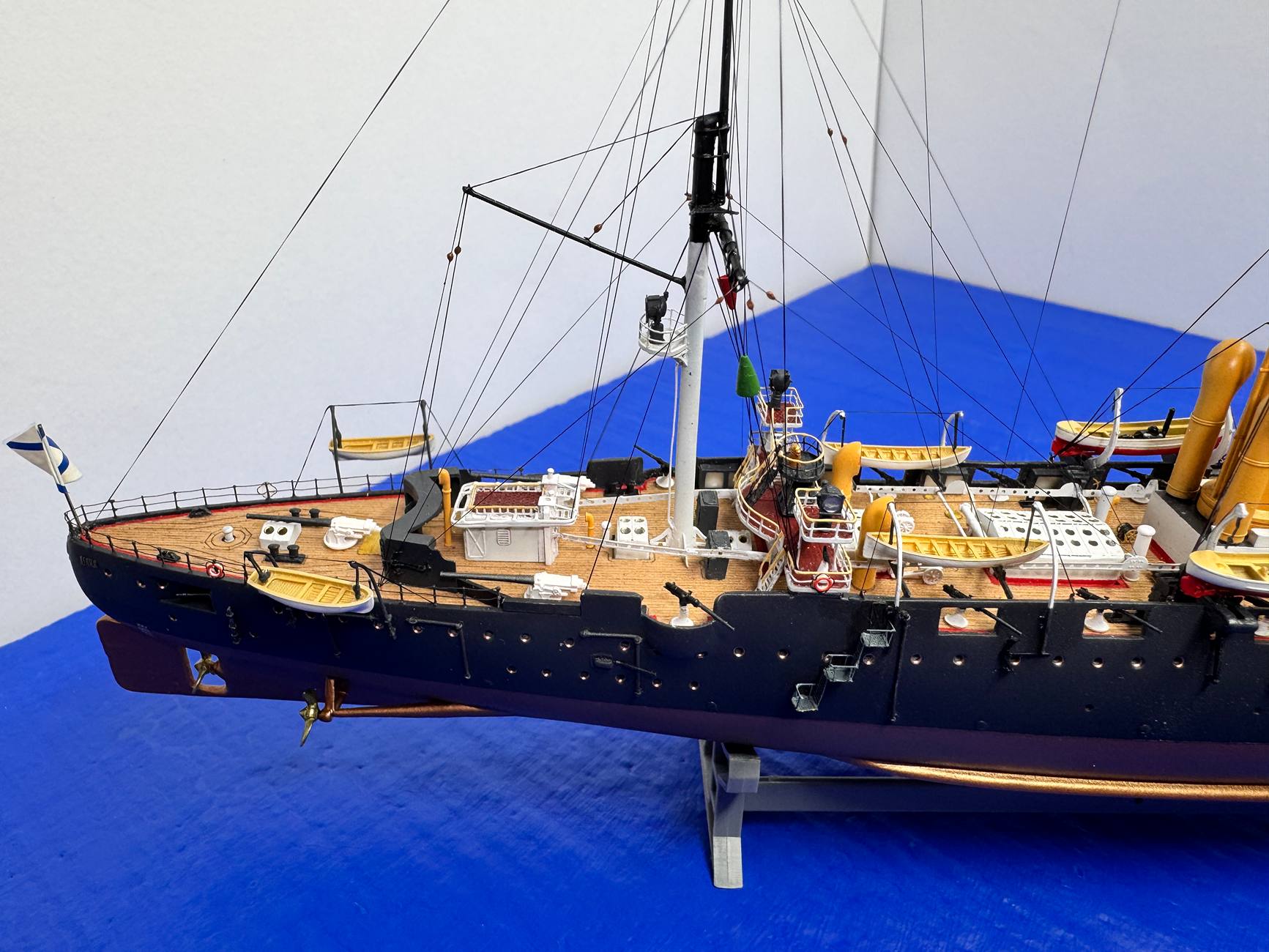 Бронепалубный Крейсер первого ранга " Диана" на момент ходовых испытаний