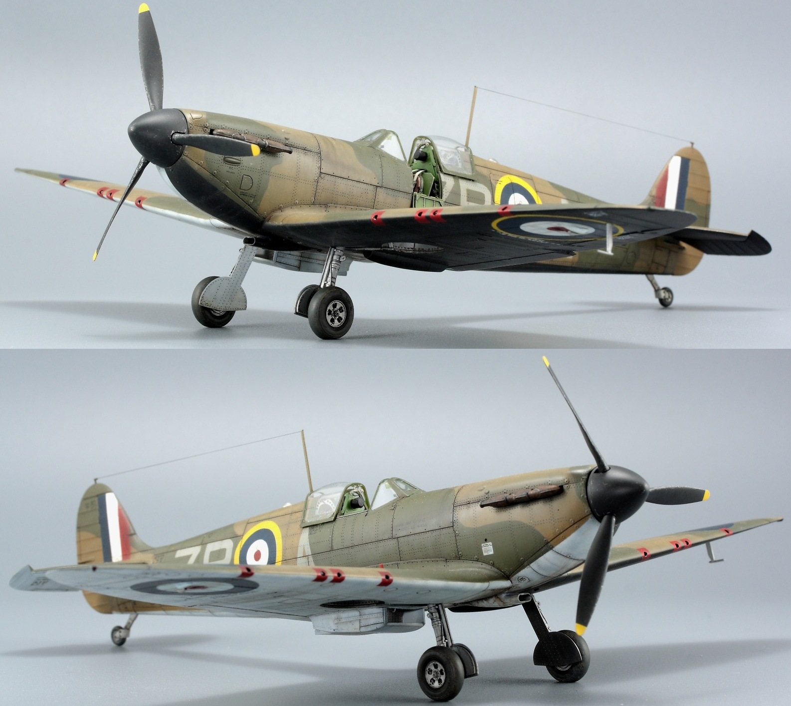 1/48 Spitfire Мк 1a из 74 Squadron