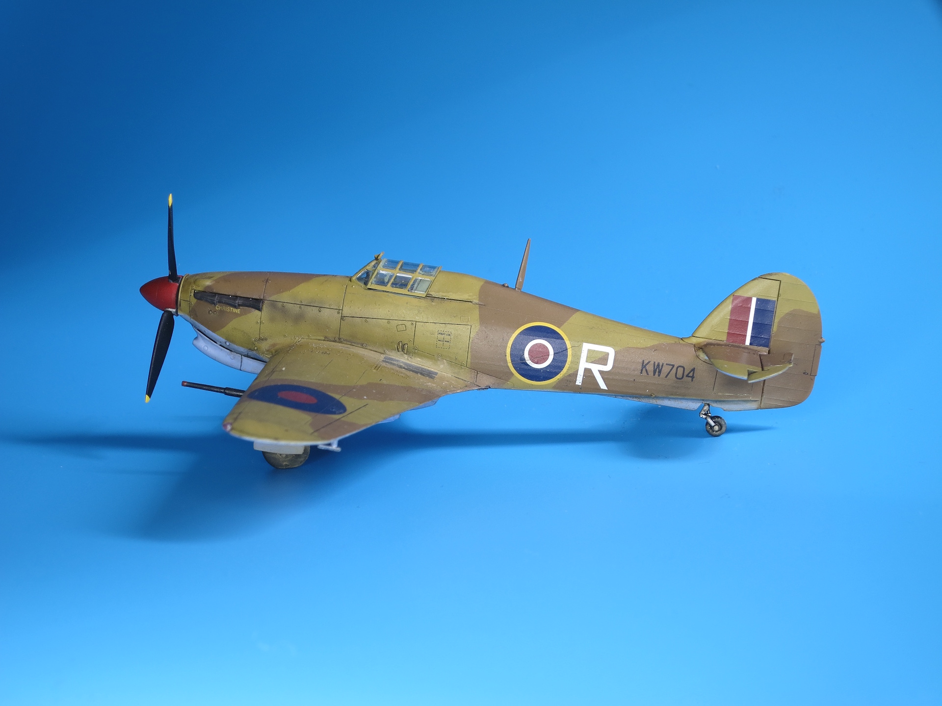 Hawker Hurricane Mk.IId "Christine" 6sq RAF, 1943, Тунис (Arma Hobby, 1/72)