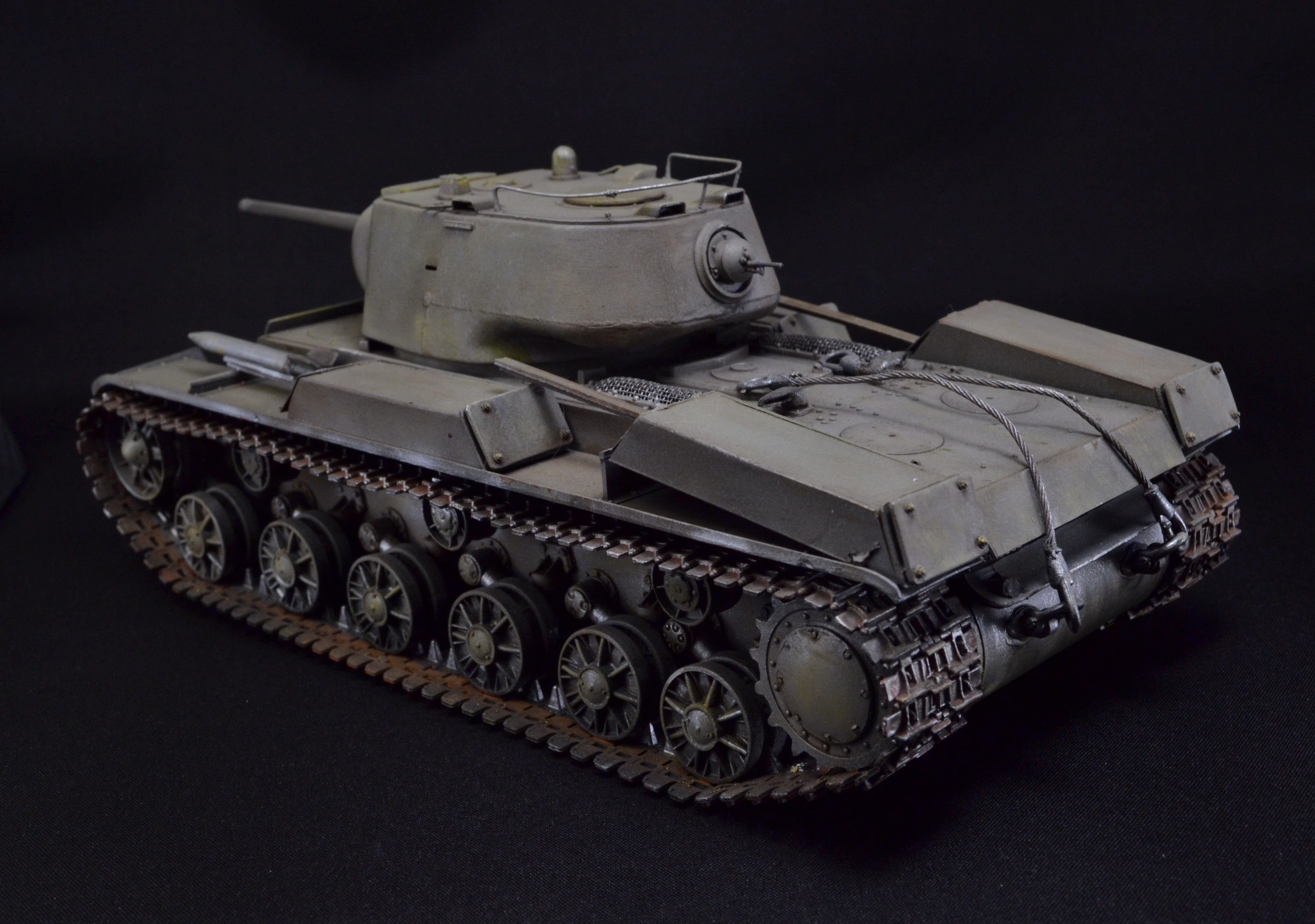 Опытный танк КВ-1 с КАРСТ-1, лето 1942 г.