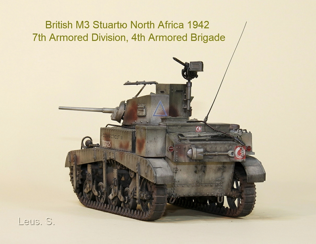 British M3 Stuart. Северная Африка,1942г.