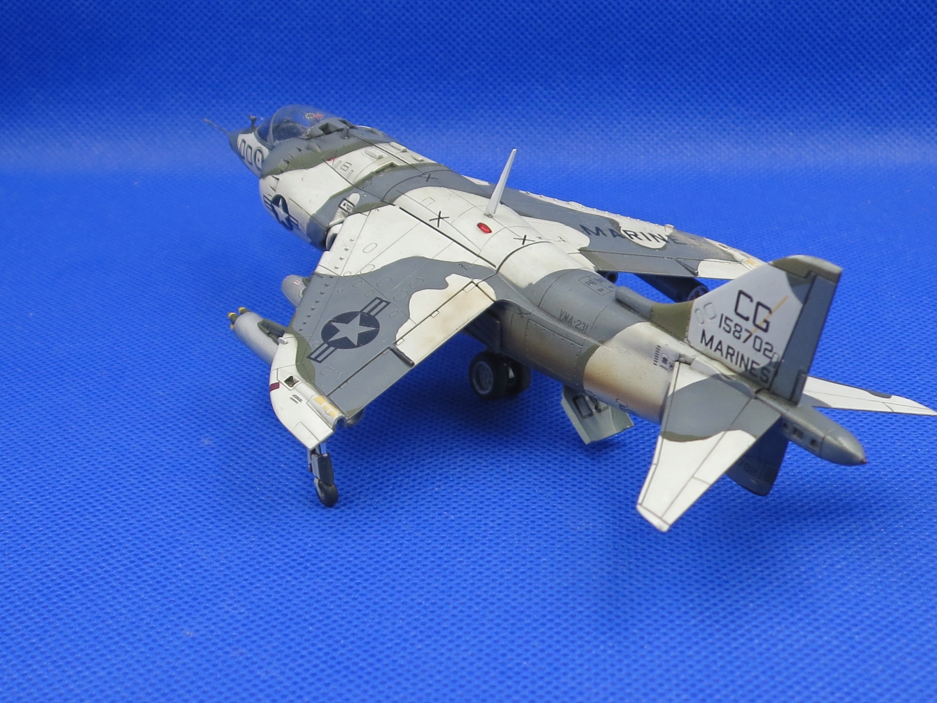 AV-8A Harrier,  VMA-231,  1983 (Airfix, 1/72)
