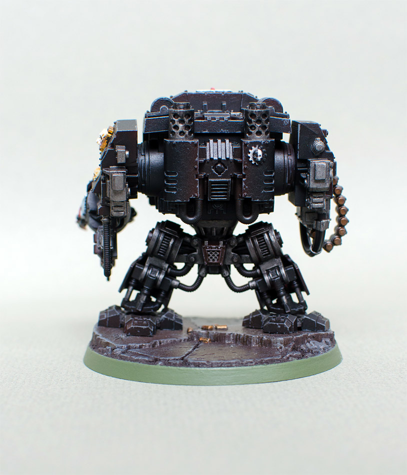 Chaplain 'Furioso' dreadnought of Blood Angels