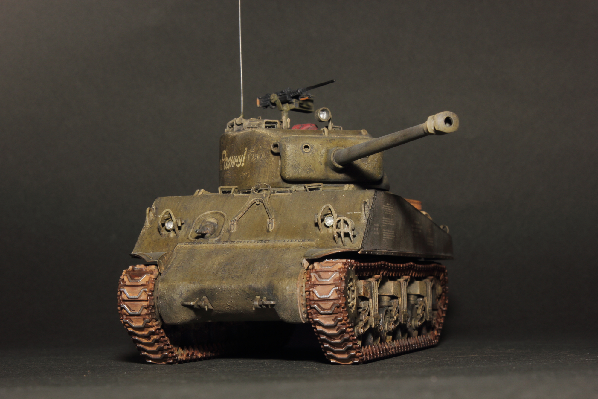 Американский средний танк М4А2(76)W "Sherman" на службе в РККА