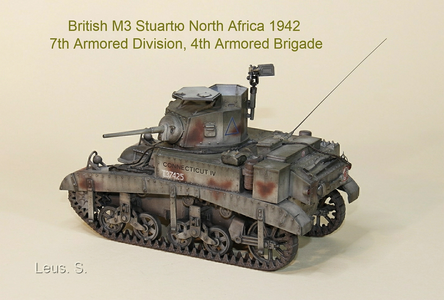 British M3 Stuart. Северная Африка,1942г.