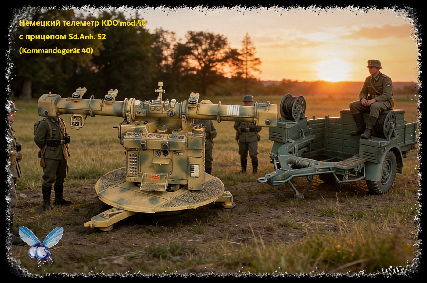 KDO mod.40 W/Sd.Anh. 52 Trailer