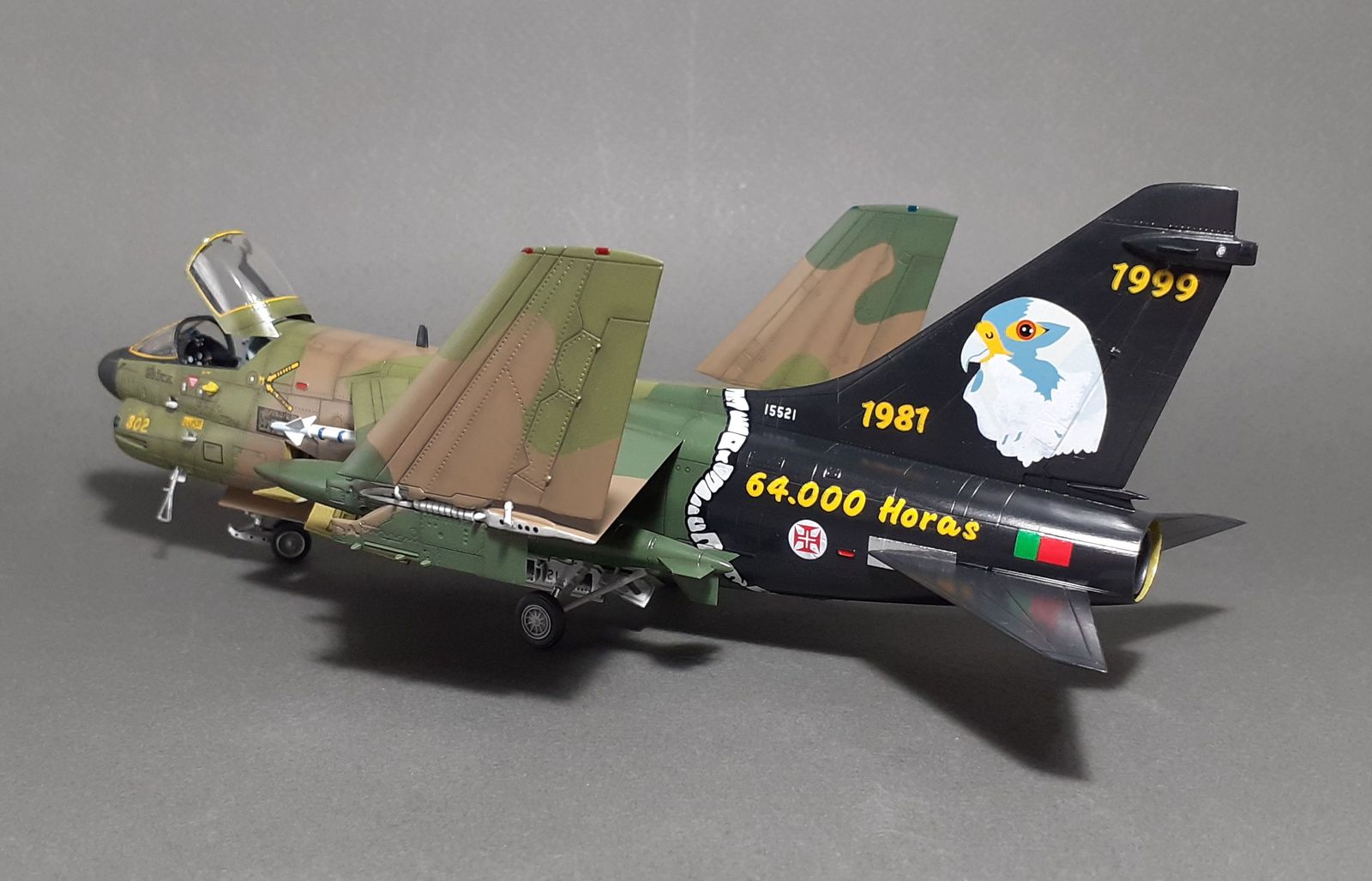 LTV A-7P Corsair II (обр. 1981) (304Sqn. Magnificos, Portugal - Air Force, июль 1999) (FAP-15521)