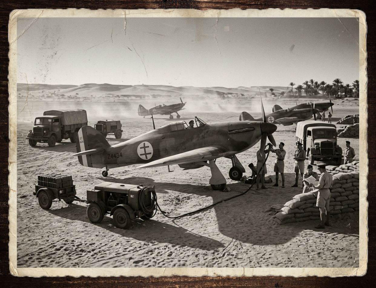 hawker hurricane Mk.I Trop Armee de 1Air GC1 Alsace Egypt 1942