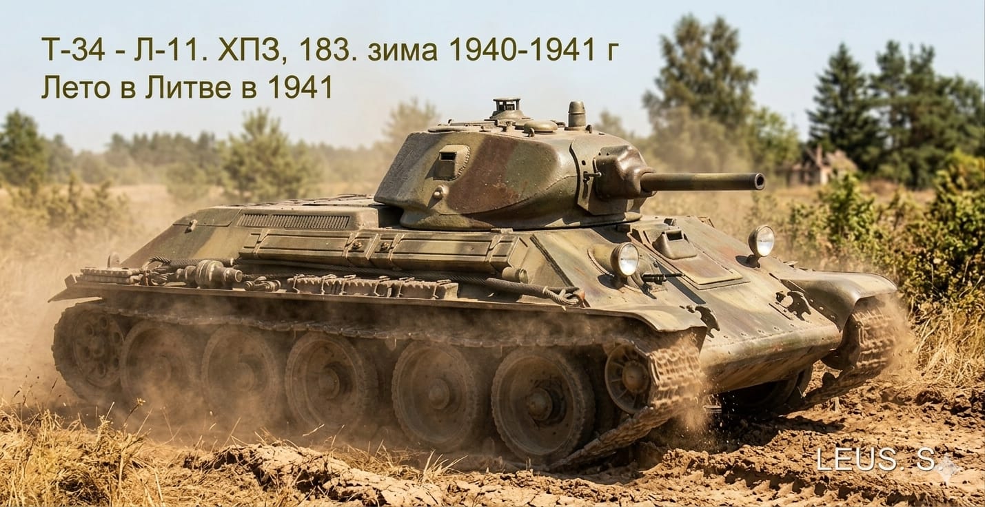 Т-34 - Л-11. Харьковский  з-д 183. зима 1940-1941 г