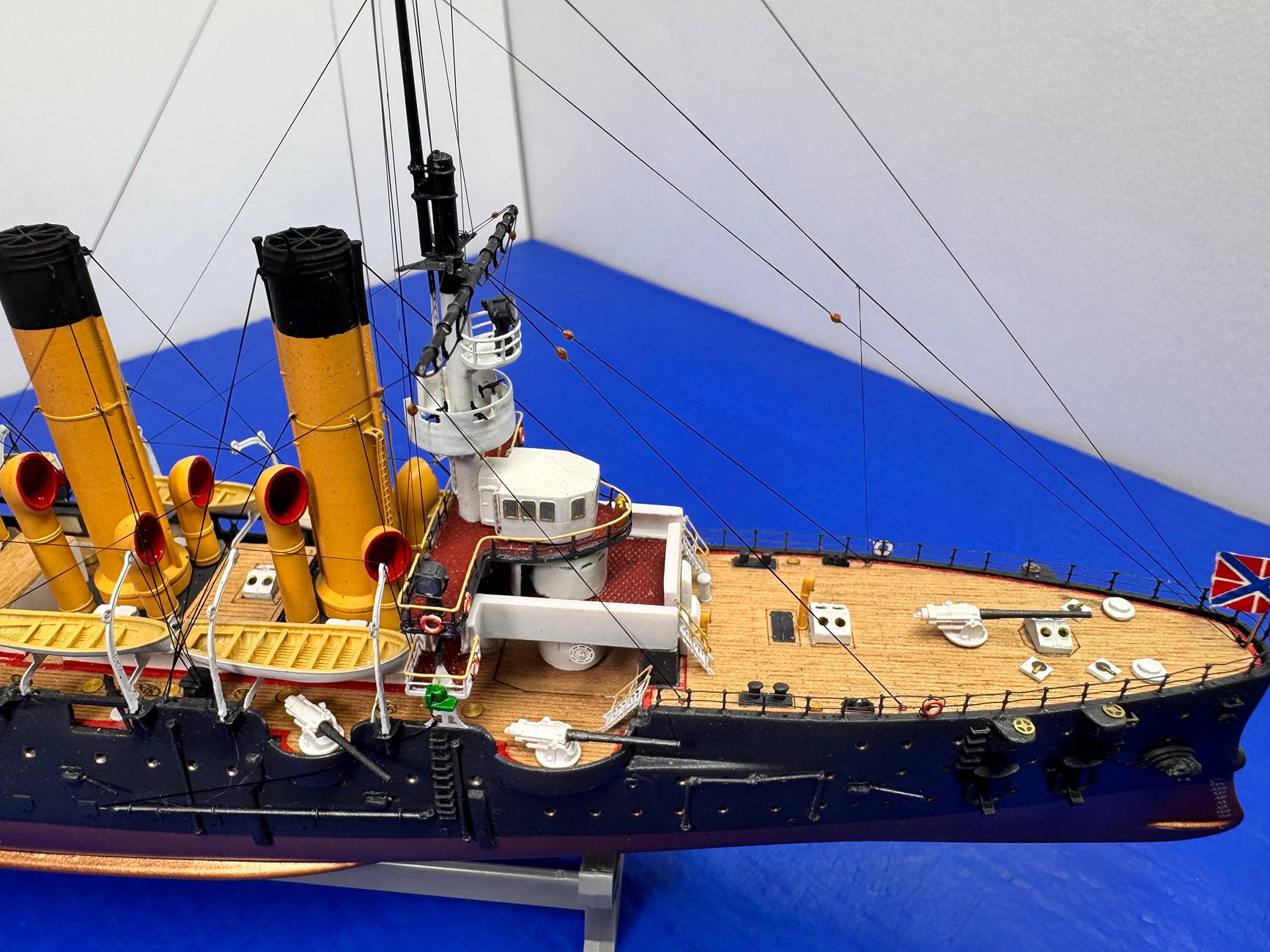 Бронепалубный Крейсер первого ранга " Диана" на момент ходовых испытаний