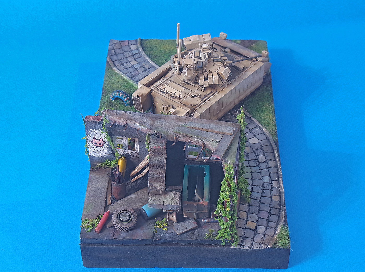 M2A3 Bradley на позиции