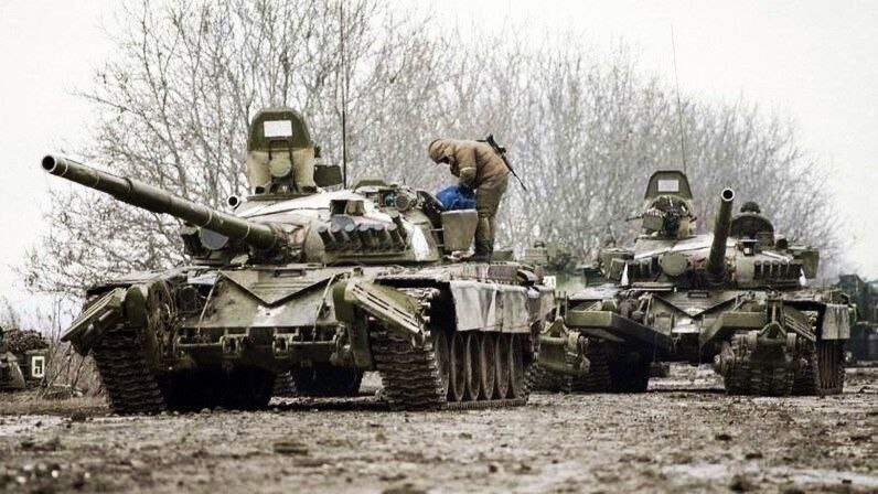 Т-72А с КМТ-7