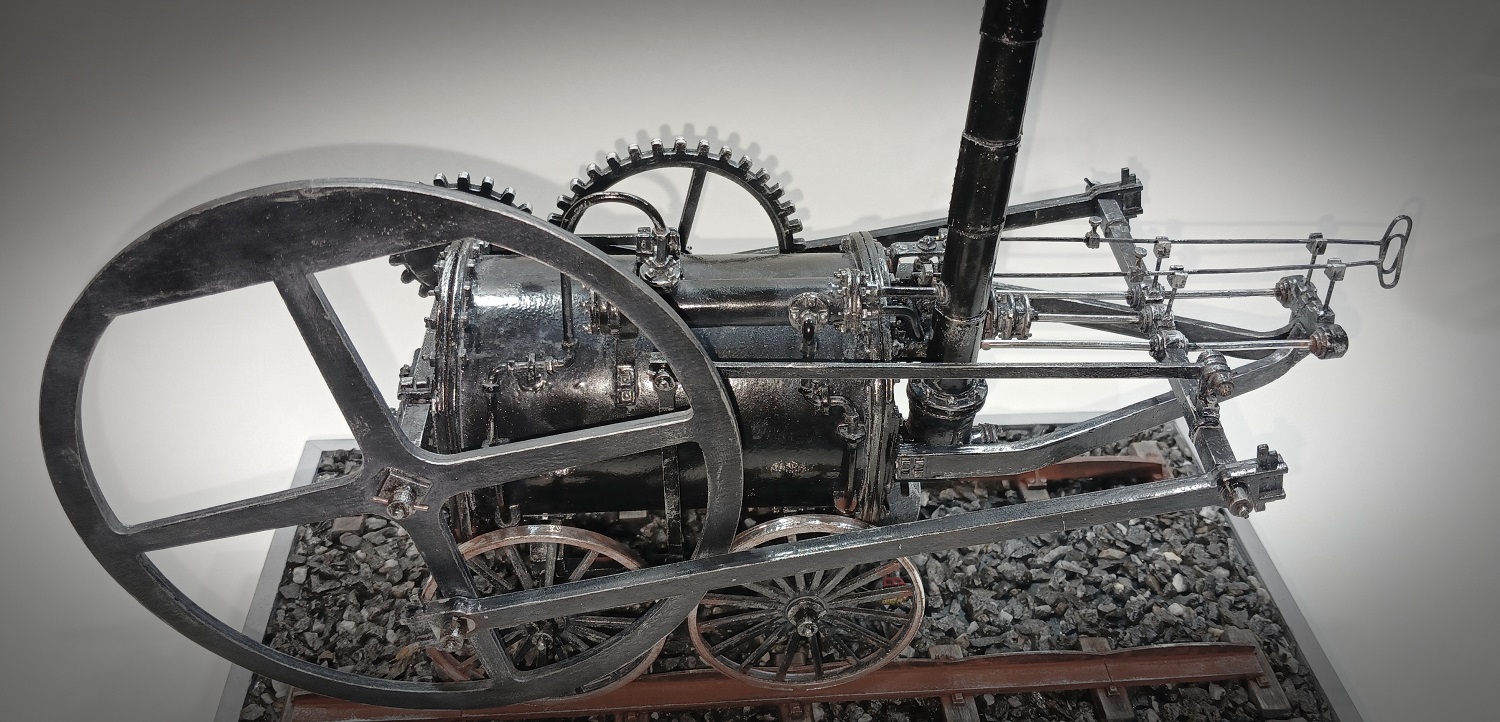 Паровой локомотив "Coalbrookdale" 1801г