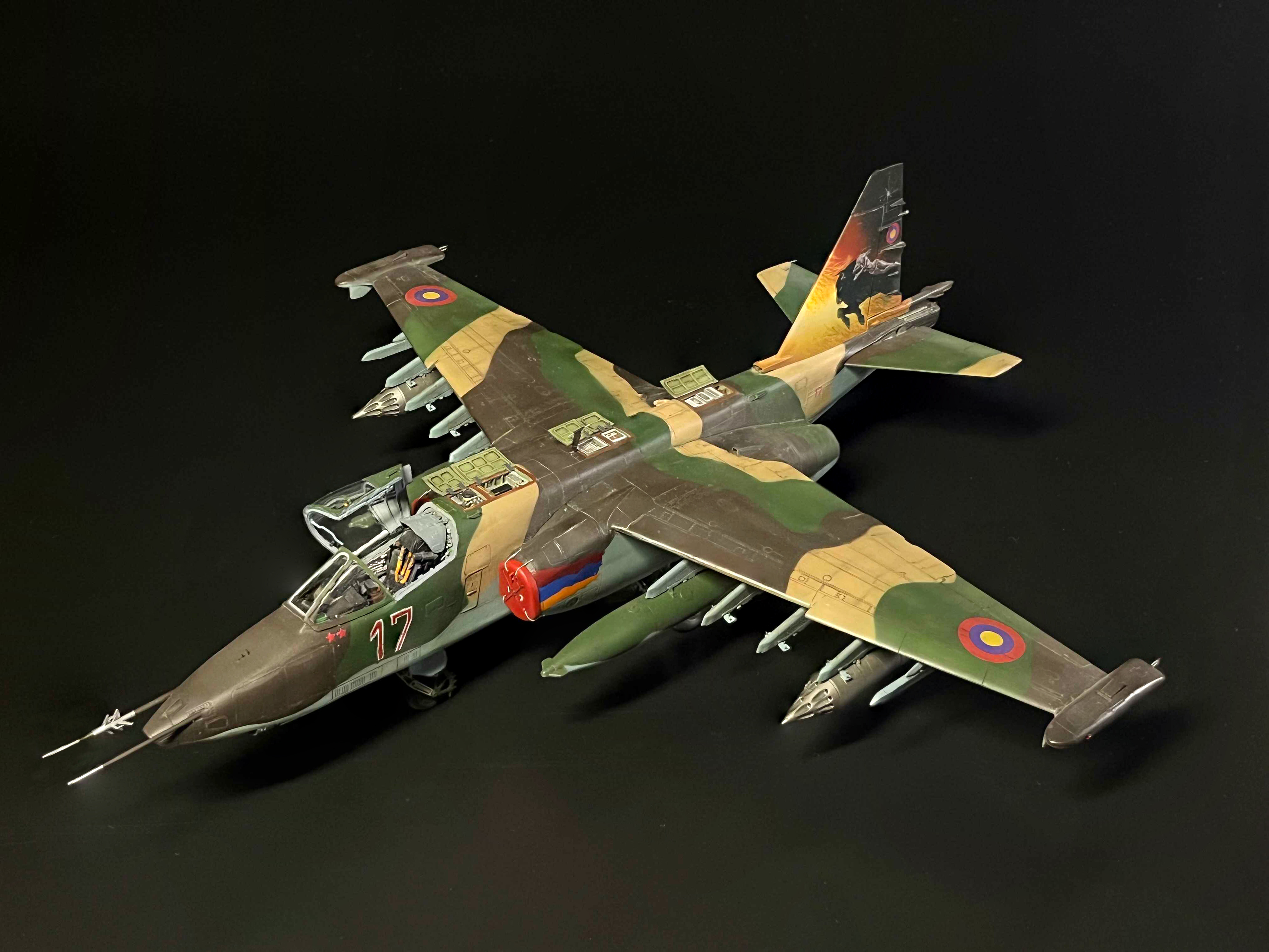 Су-25К ВВС Армении "Красный 17"