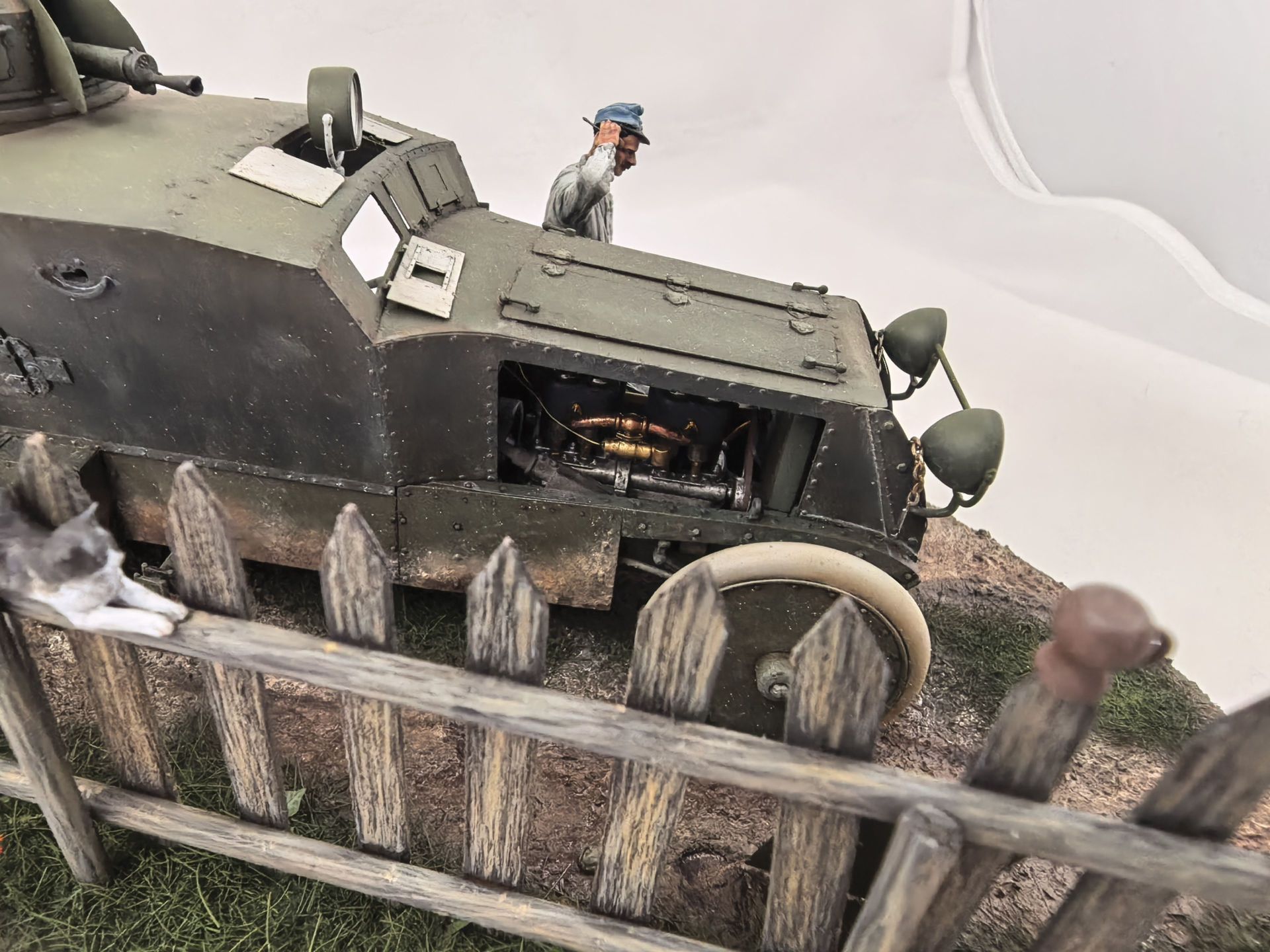 Romfell Panzerwagen