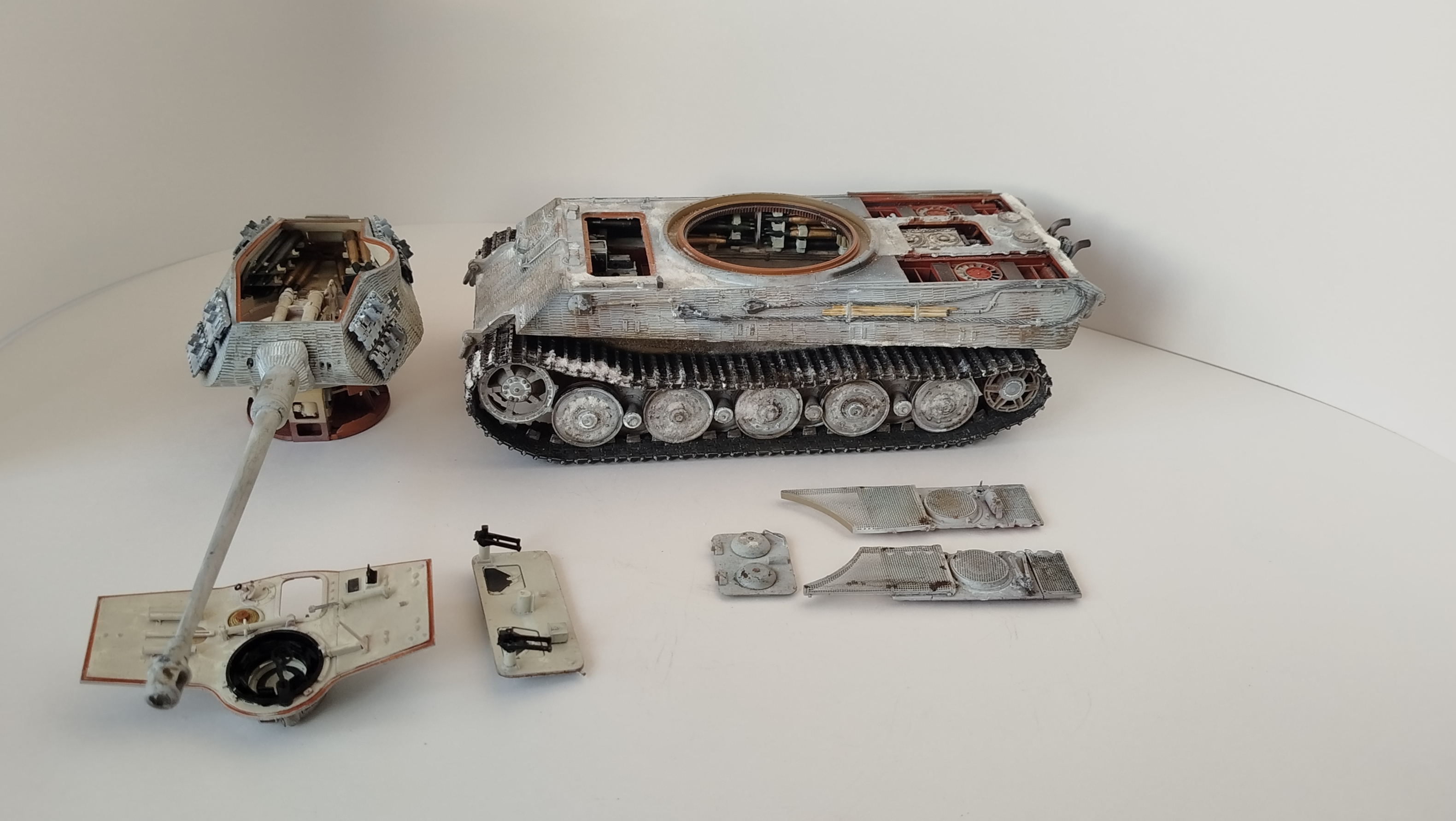 Sd. Kfz. 182 King Tiger Porshe turret (full interior)