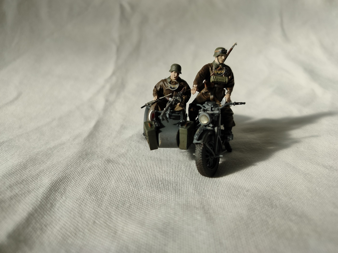 Panzer I Aust.B & Motorcycle