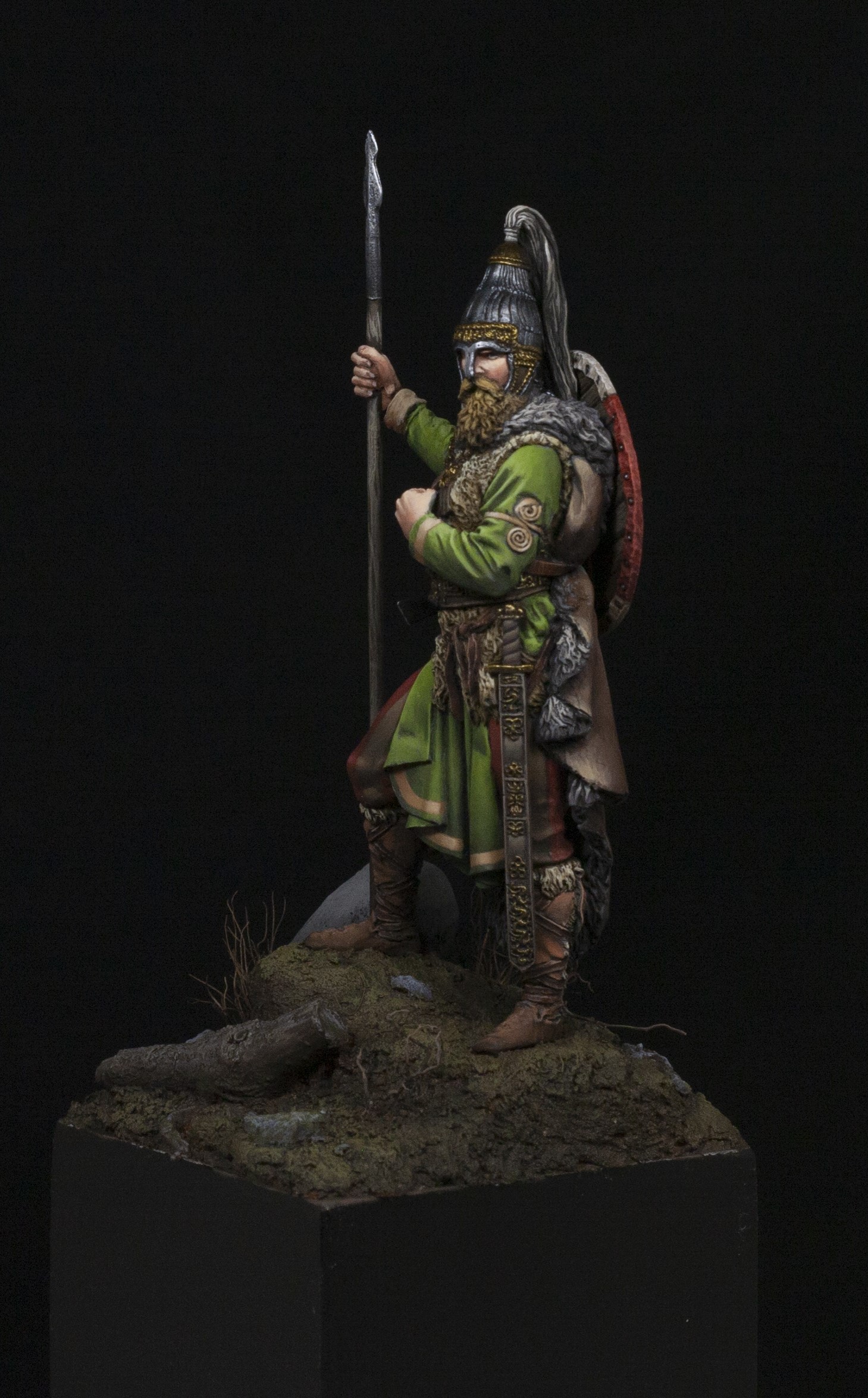 Славянский воин VII век.