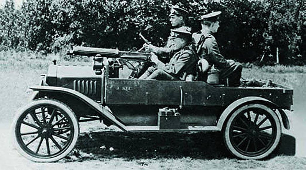 Скаут на базе Форд-Т 1915 г. "Британка Лиззи в мундире"