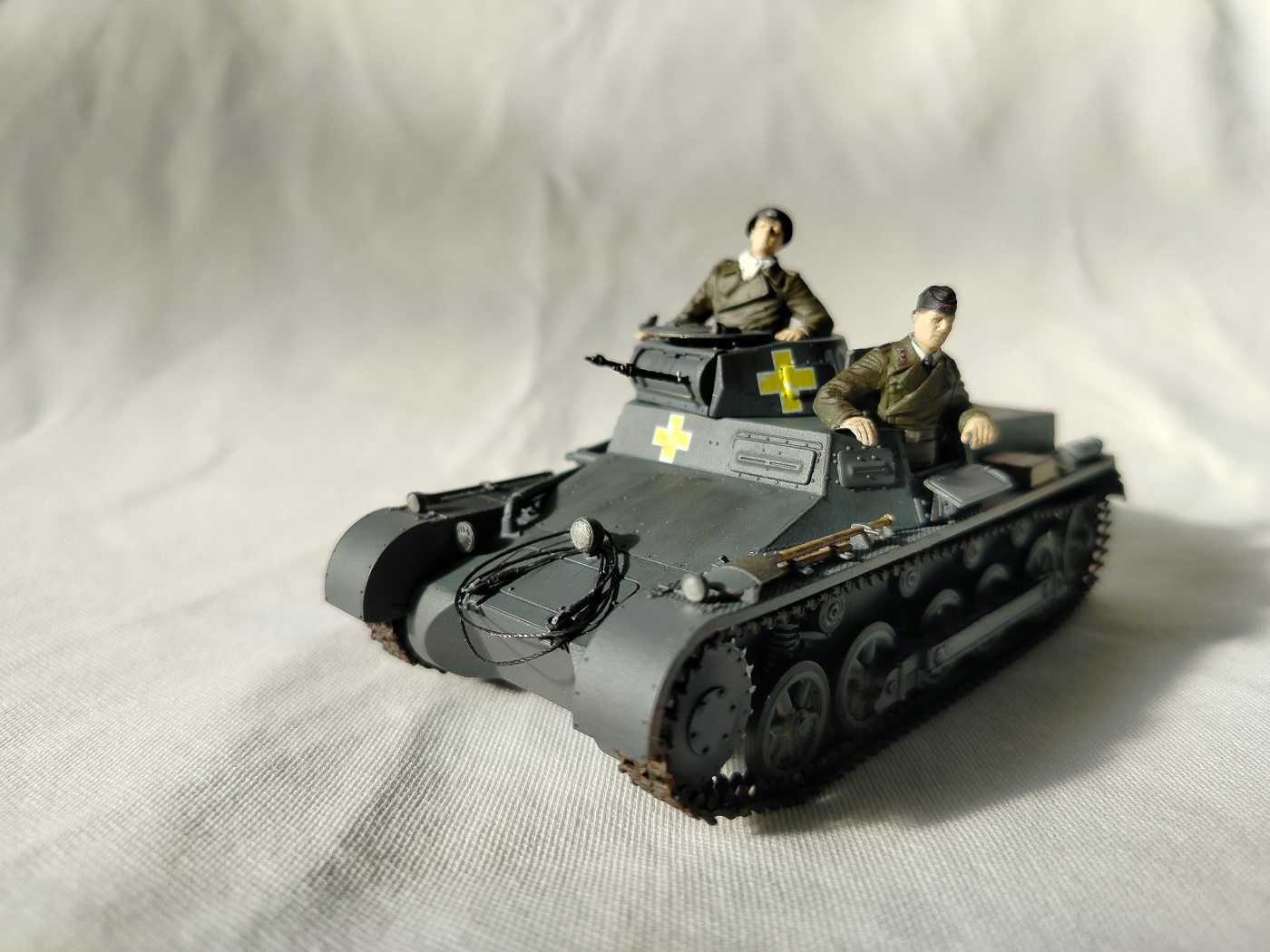Panzer I Aust.B & Motorcycle