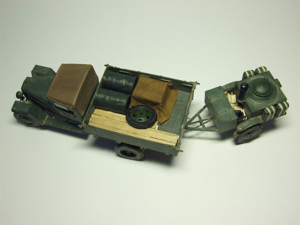 ГАЗ-ММ + полевая кухня