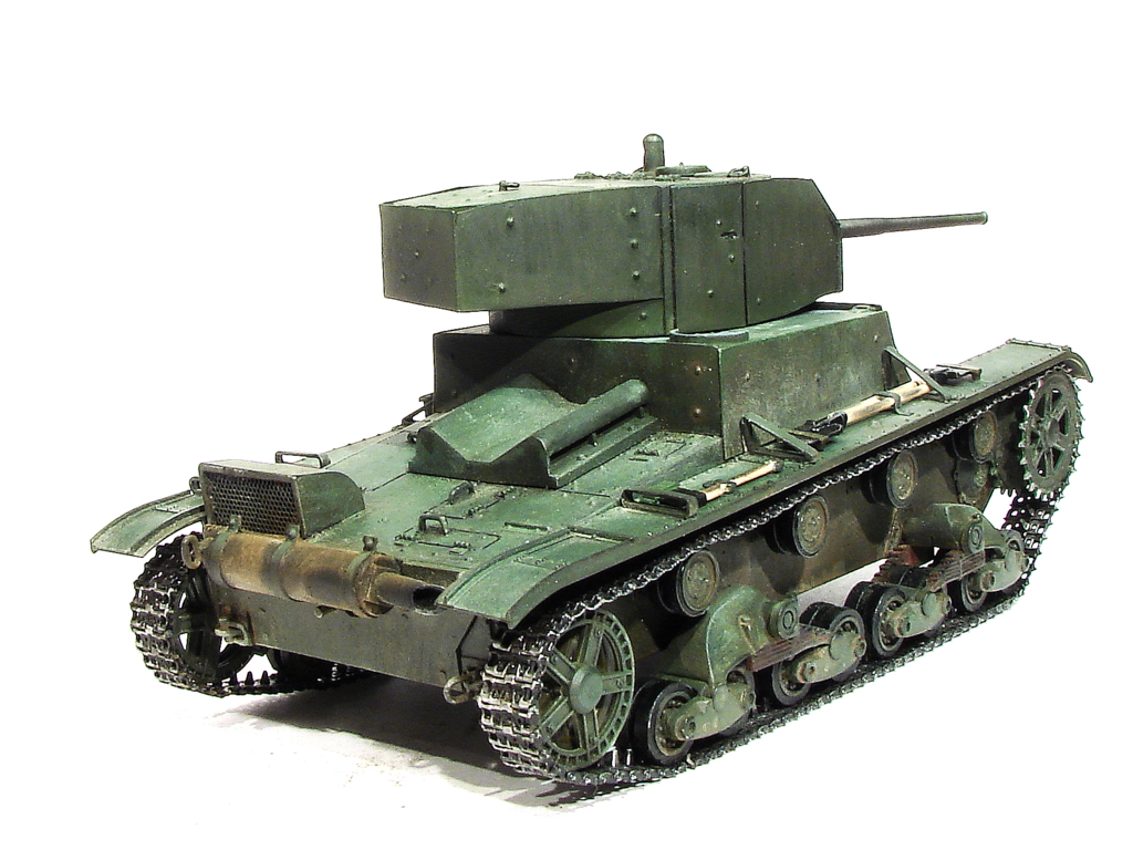 Т-26 экранированный Ленинградский фронт (тюнинг в условиях осады или наши не сдаются)