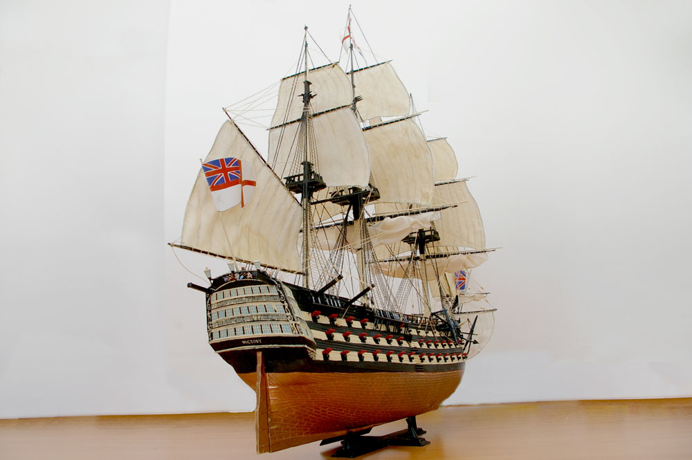 Флагманский корабль адмирала Нельсона «Виктори» 1/180