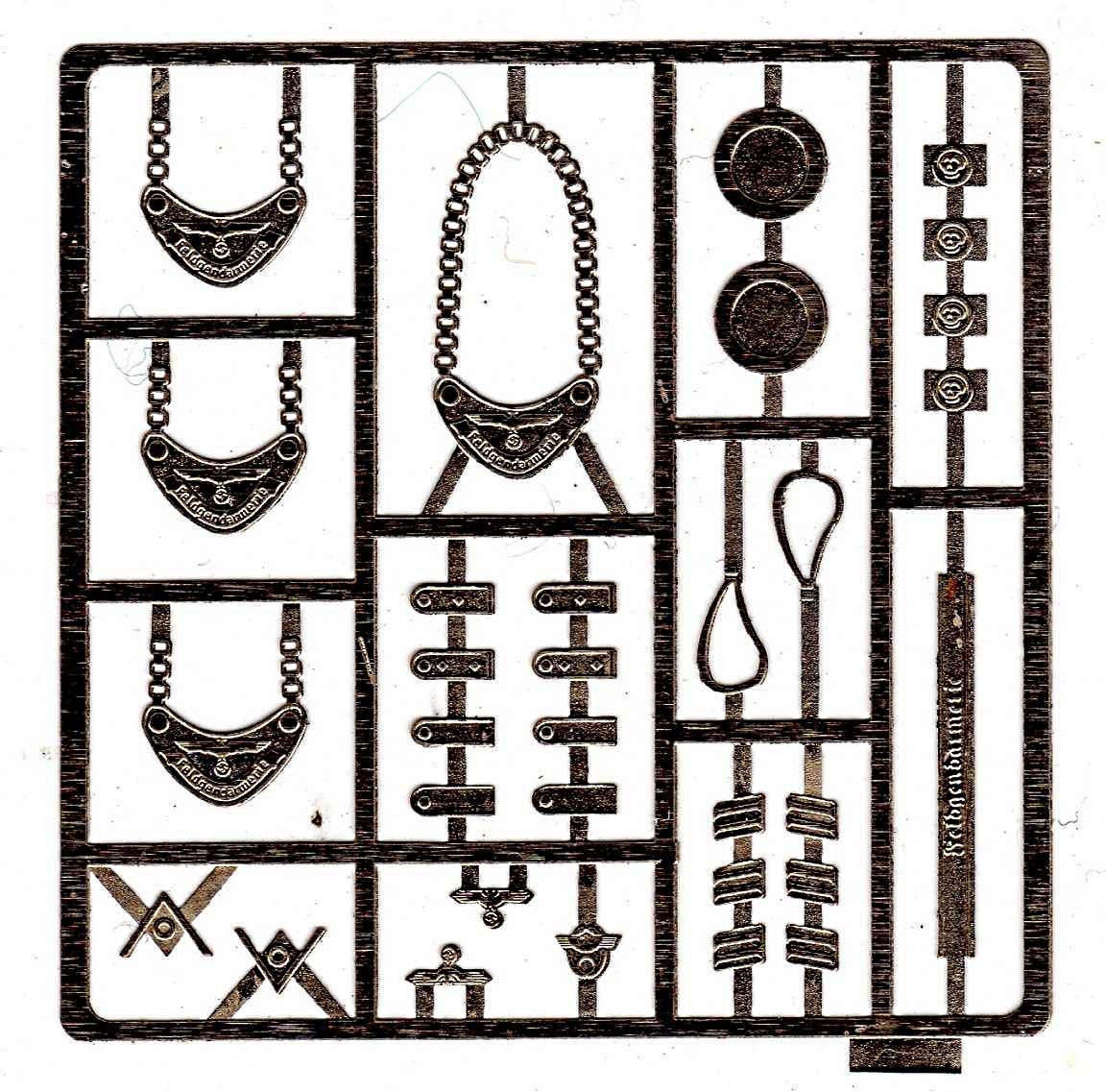 Нарады вермахта. Знаки военной полиции.