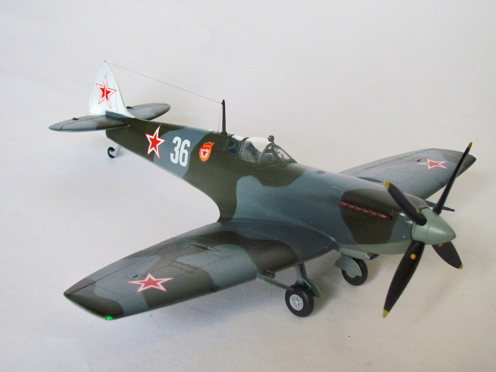 Spitfire LF.IX E 26 гв. ИАП Ленинградский фронт 1945 г.