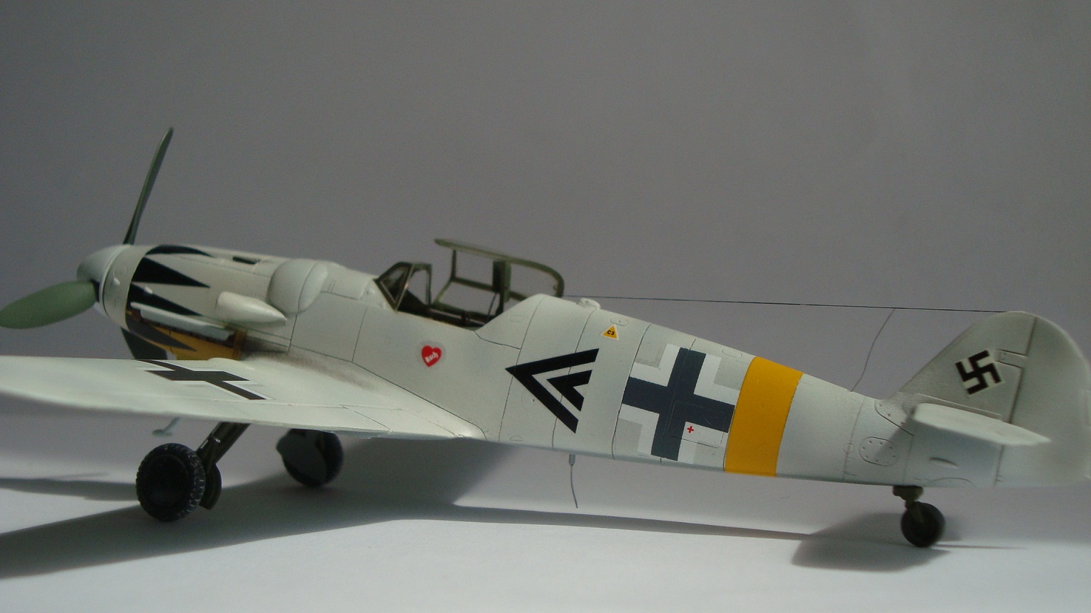 Bf-109 g14 Эриха Хартманна