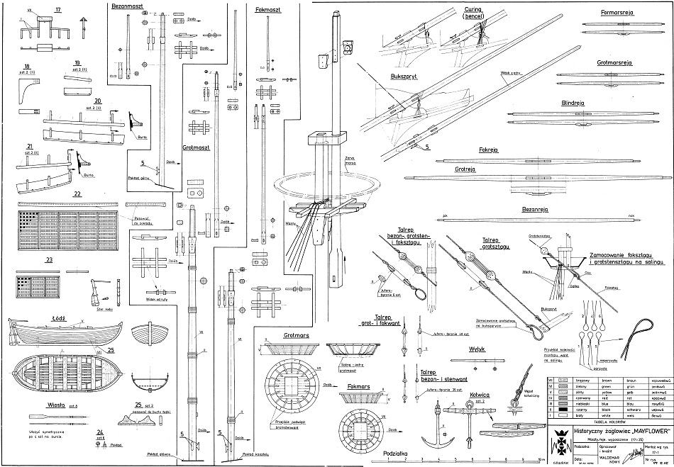 Транспортный галеон Mayflower 1/83