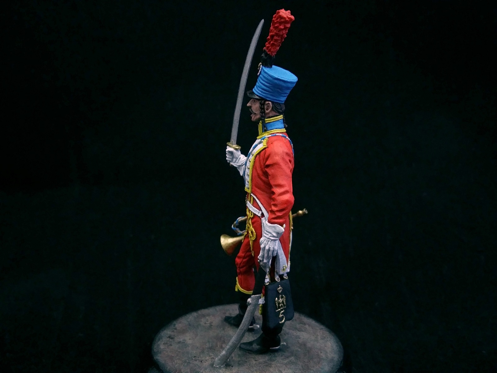 Трубач 5-го гусарского полка. Франция, 1812 год,